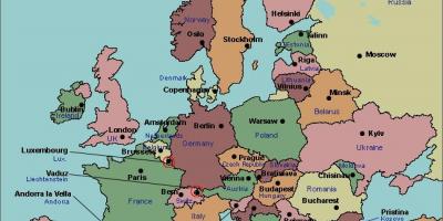 Mapa bukarest europan