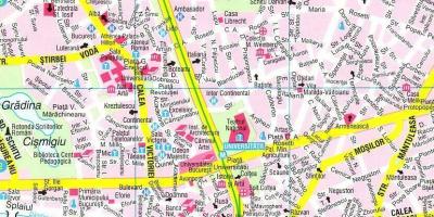 Mapa bukarest hiria zentroa