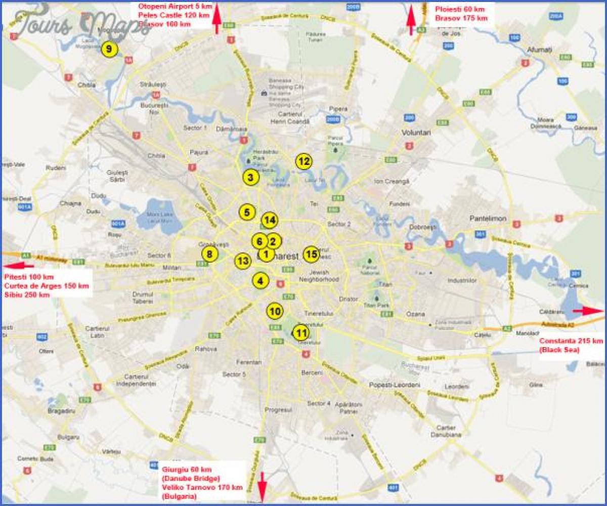 Mapa bukarest erakargarri 