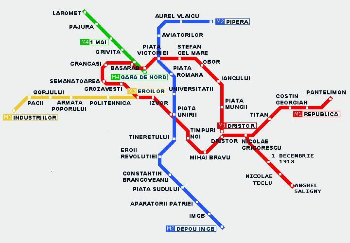 tranbia mapa bukarest